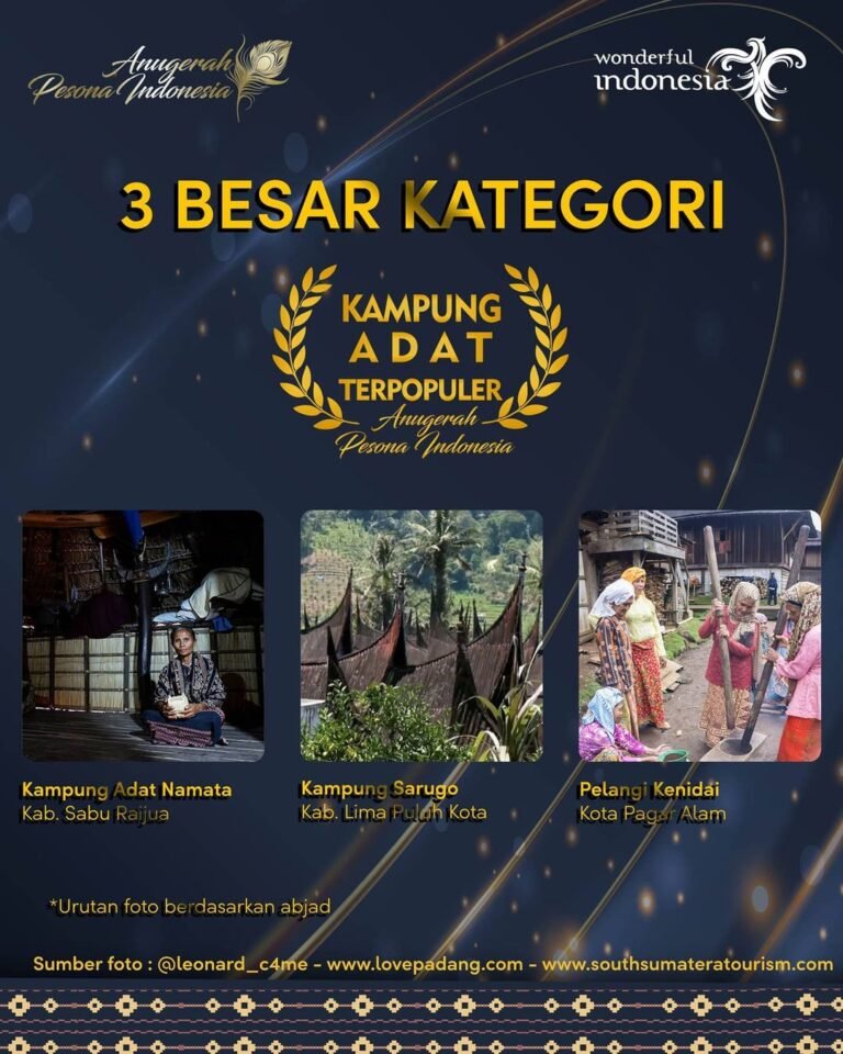 Kampung Adat Namata masuk dalam Nominasi Kampung Adat Terpopuler Anugerah Pesona Indonesia