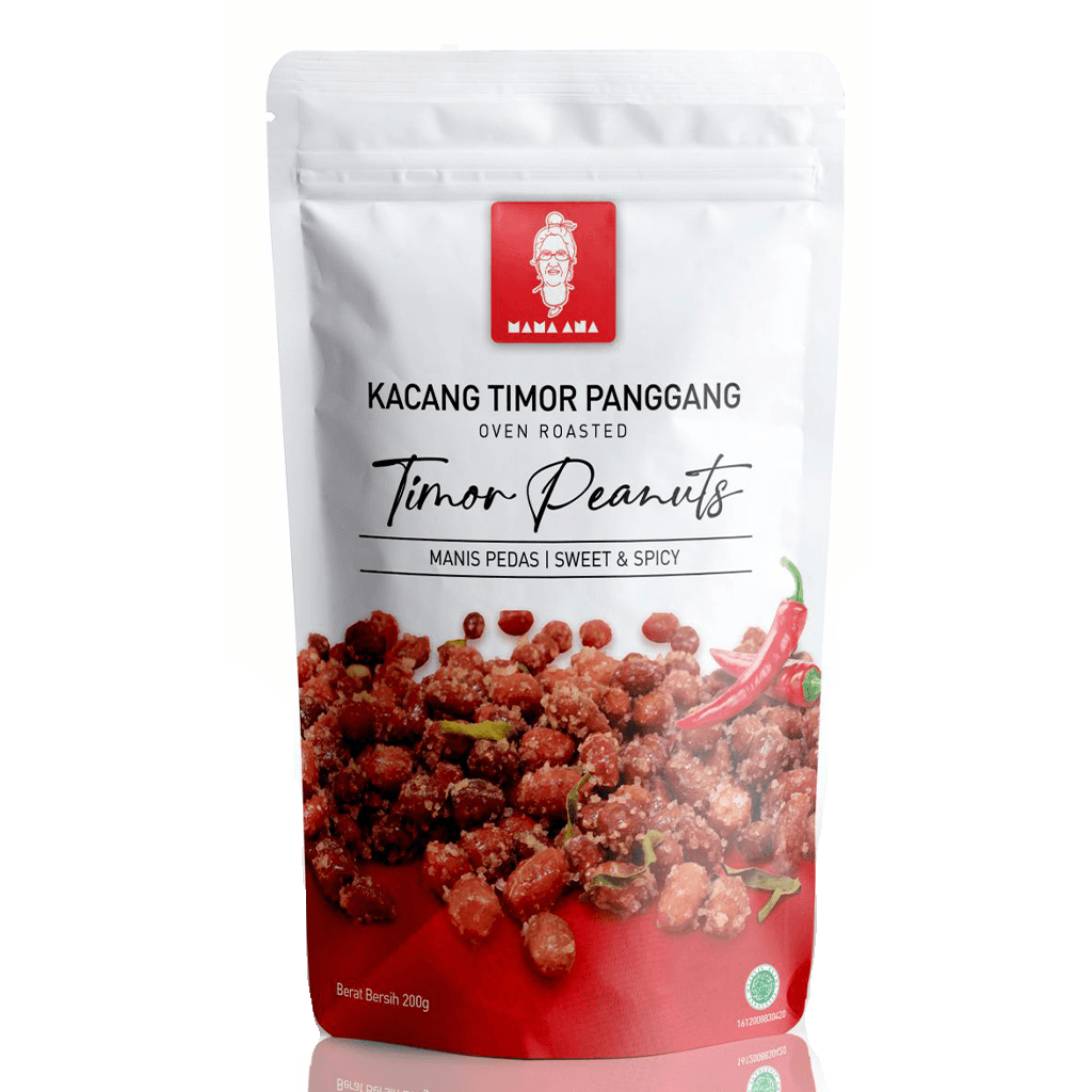 Mama Ana - Produsen Pangan Olahan Nusa Tenggara Timur Kacang Panggang Pedas Manis 200g