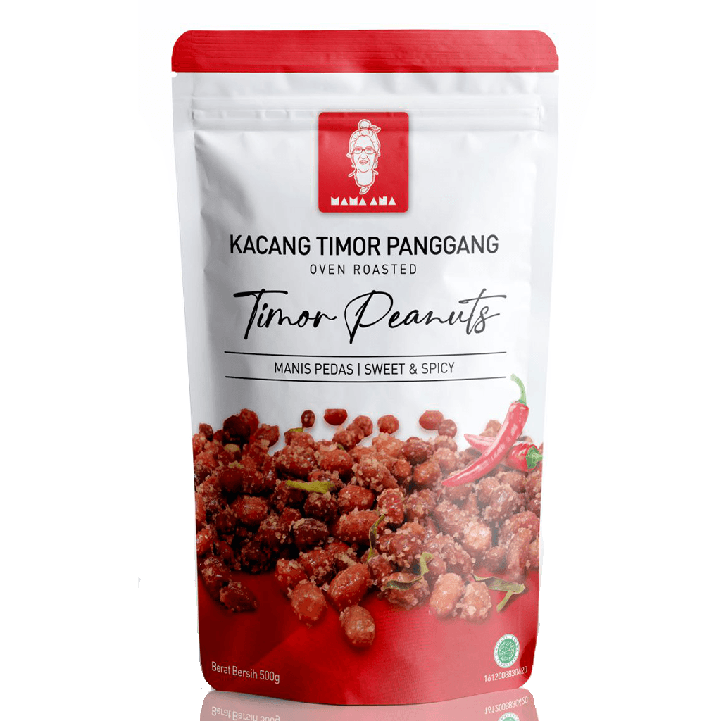 Mama Ana - Produsen Pangan Olahan Nusa Tenggara Timur Kacang Panggang Pedas Manis 500g
