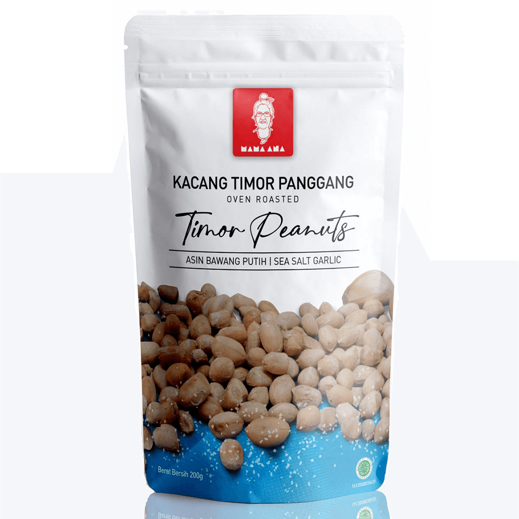 Mama Ana - Produsen Pangan Olahan Nusa Tenggara Timur Kacang Panggang Seasalt Garlic 200g