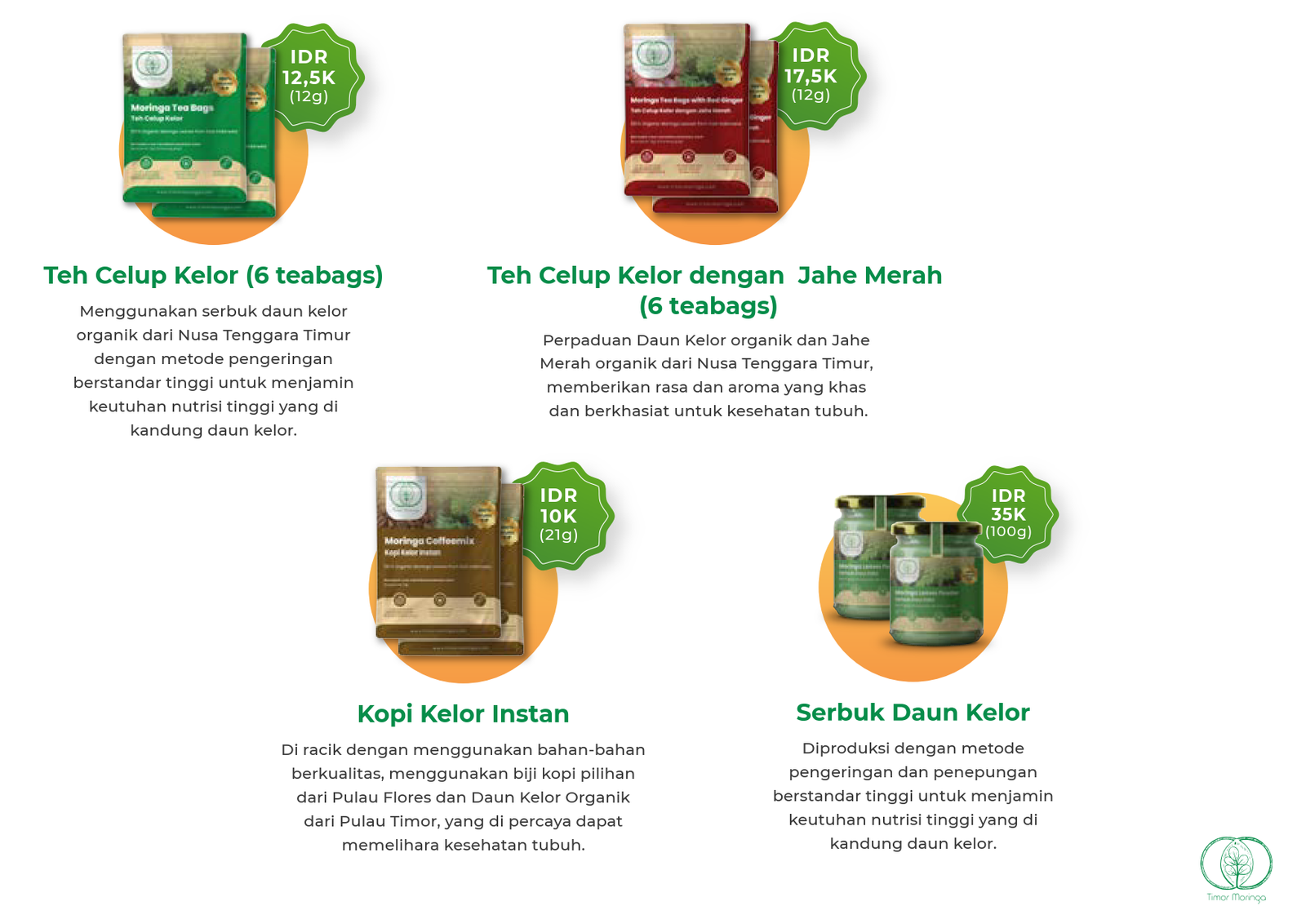 Timor Moringa - Kelor Nusa Tenggara Timur Price List 02 Timor Moringa