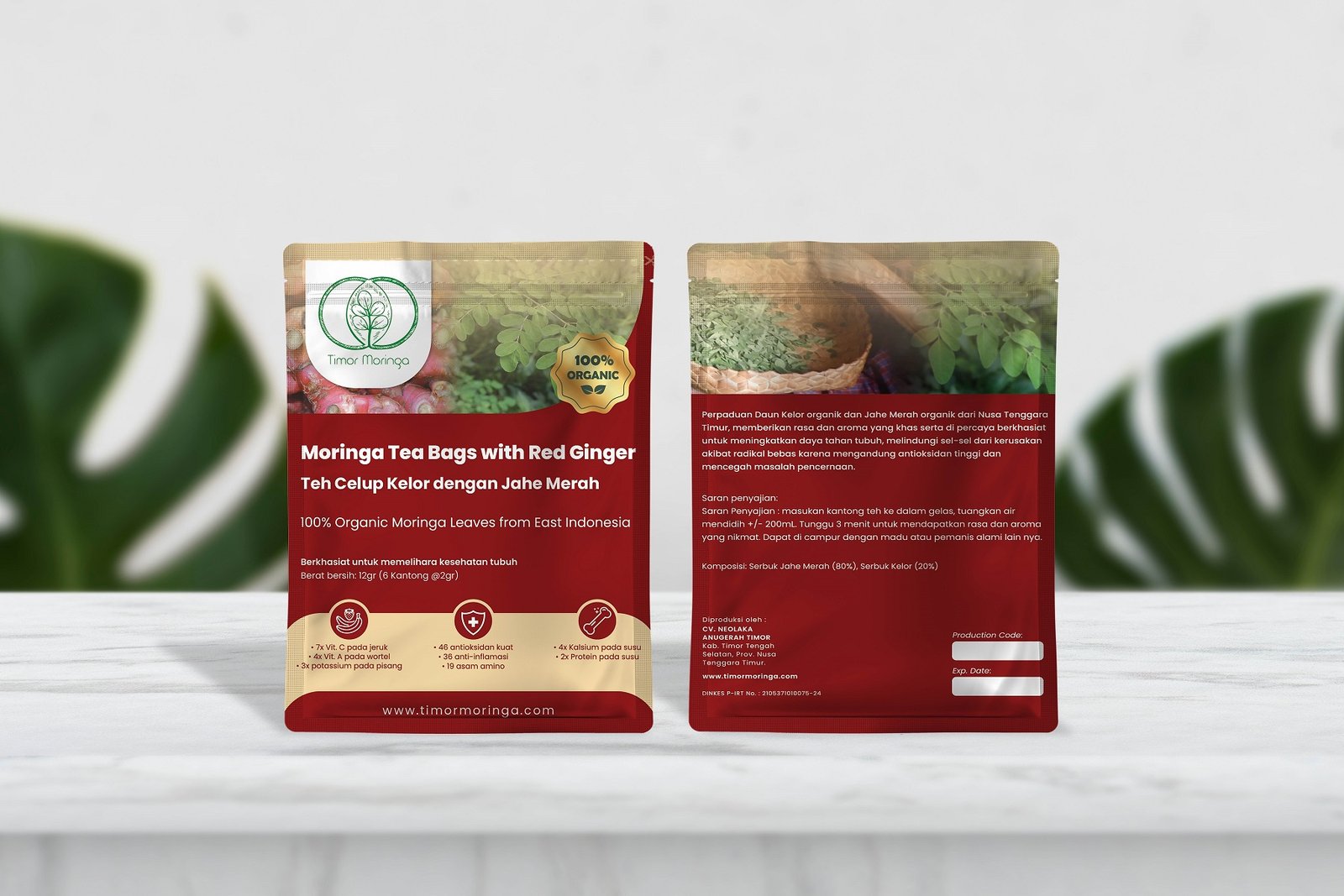 Timor Moringa - Kelor Nusa Tenggara Timur Timor Moringa Tea Bag