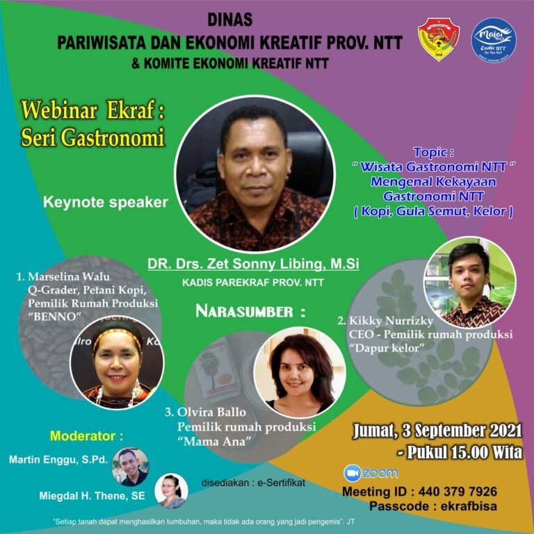 Webinar Ekonomi Kreatif - Seri Gastronomi