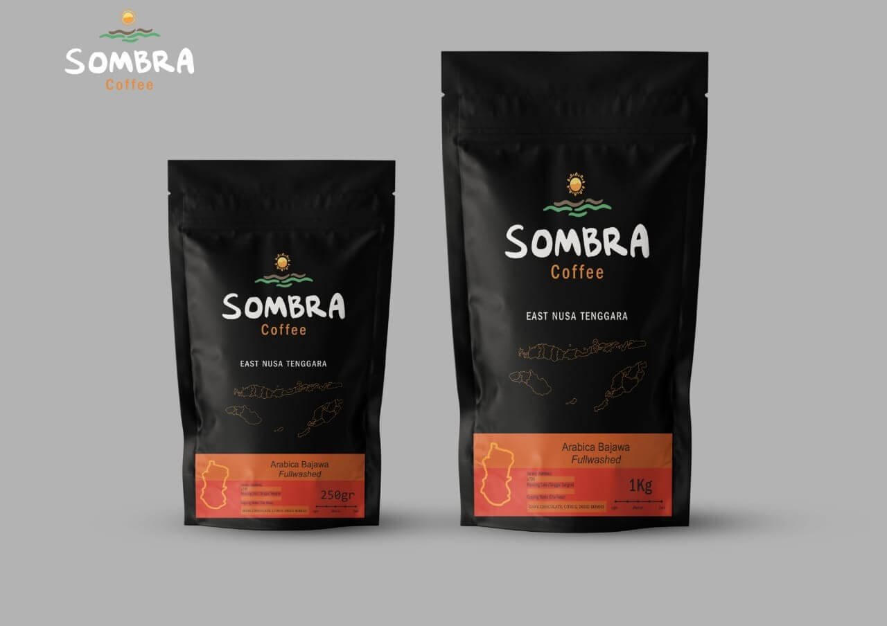 Sombra Coffee Kupang Arabica Bajawa 250 gram dan 1 KG