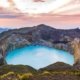 Gorgeous Beautiful Morning View of Mount Kelimutu Lake