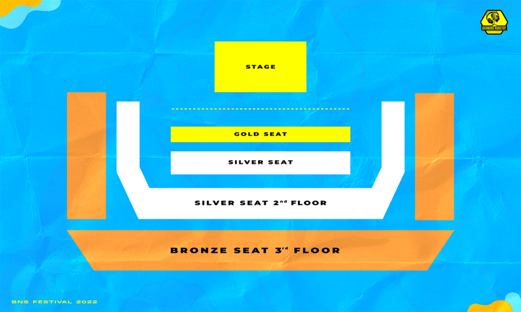 Jangan sampai ketinggalan! Bocoran BNS FEST SUMPAH PEMUDA 2022 SEAT LAYOUT 1024x614