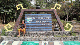 Kalimutu National Park in Ende