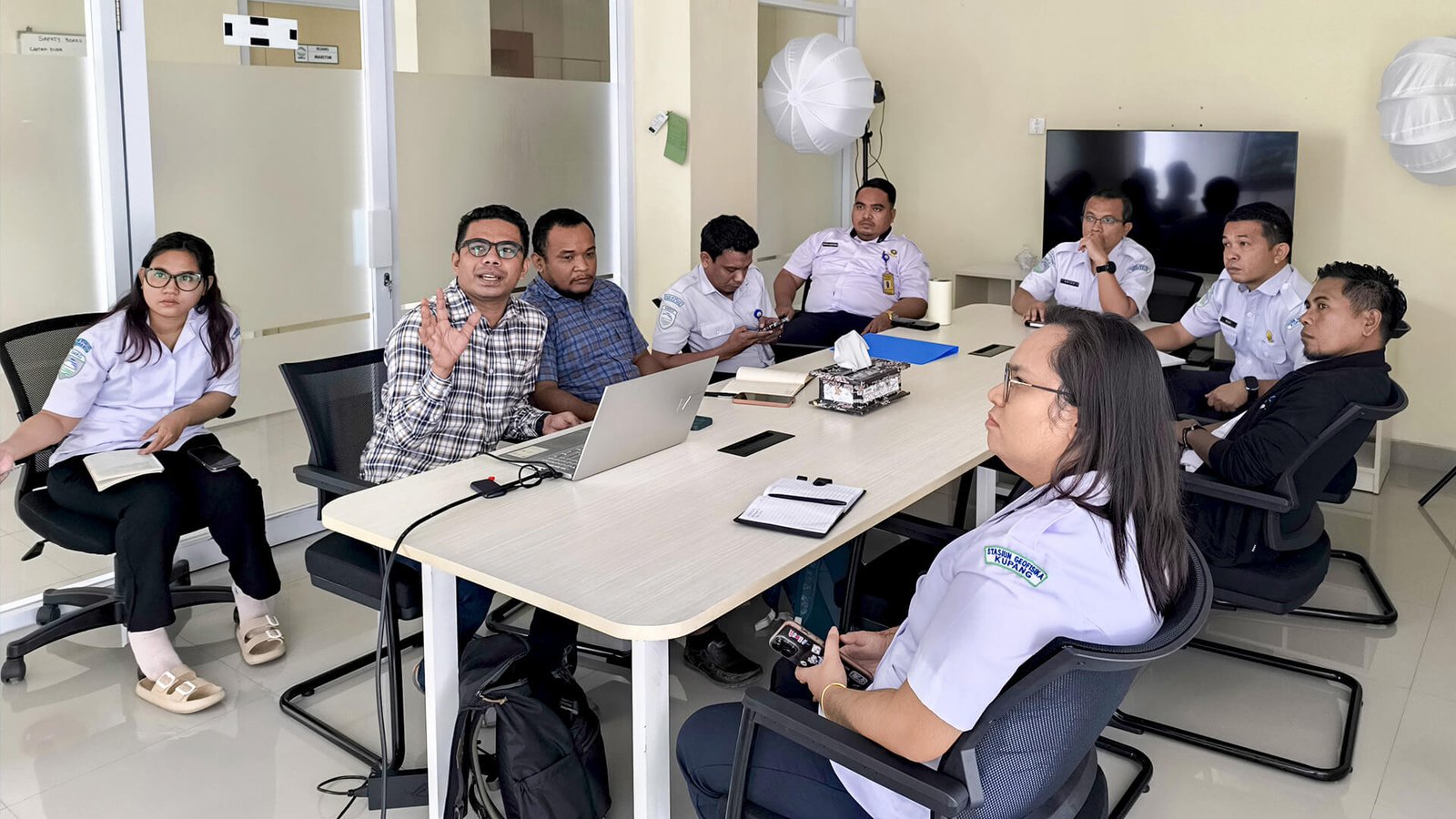 Pembahasan penyebaran informasi BMKG melalui platform ENT