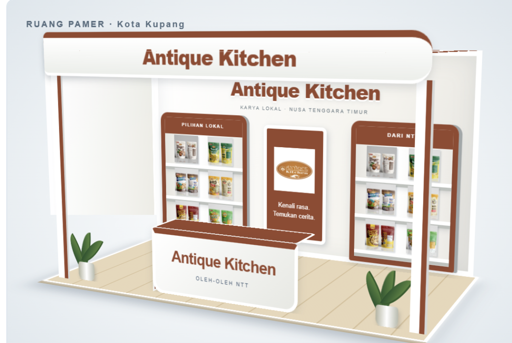 Booth Antique Kitchen di Oleh-Oleh NTT