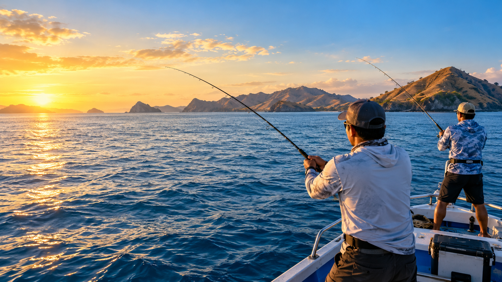 Liburan ke Nusa Tenggara Timur aja Ilustrasi AI pemancing, bukan poster resmi lomba